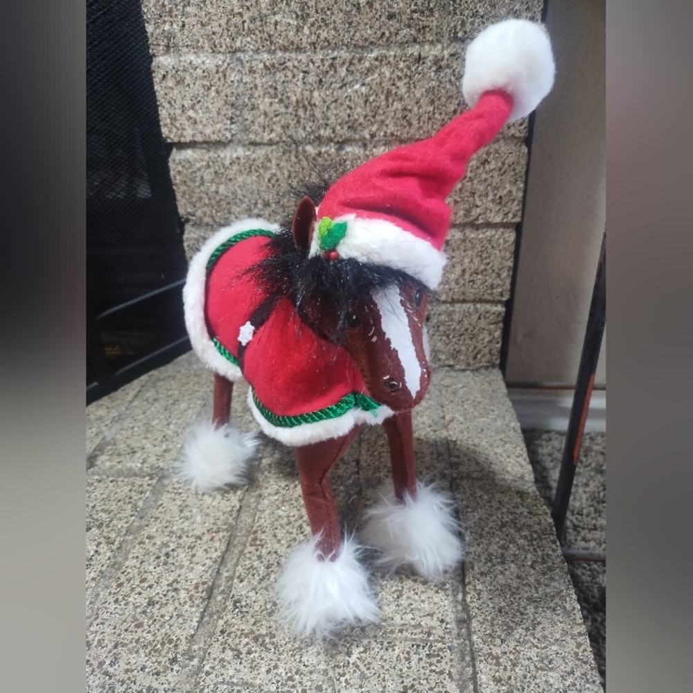 Annalee Horse Snowflake Christmas